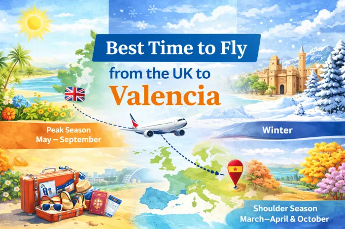 Best Time to Fly from the UK to Valencia