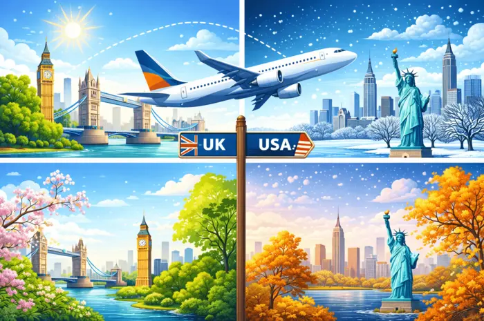 Best Time to Fly from the UK to the USA
