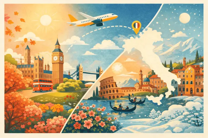 Best Time of Year to Fly to Italy from the UK
