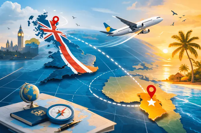 Distance Between the UK and Ghana