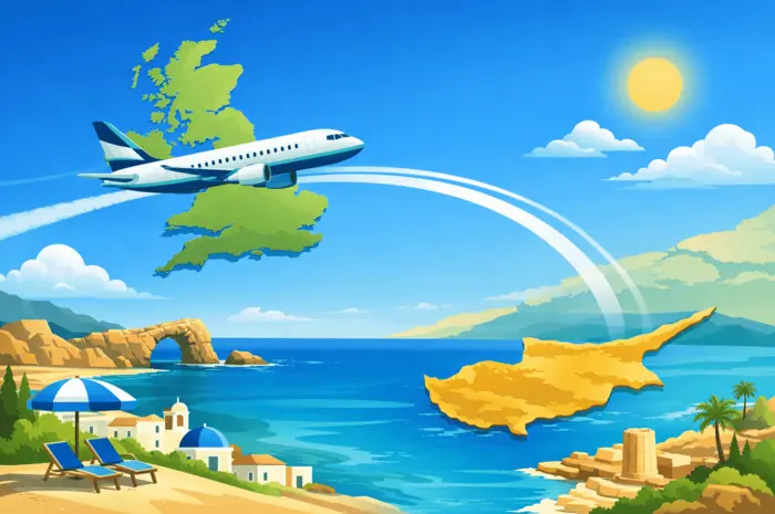 UK to Cyprus Flight Time