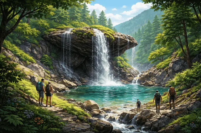 Umbrella Waterfall Pakistan