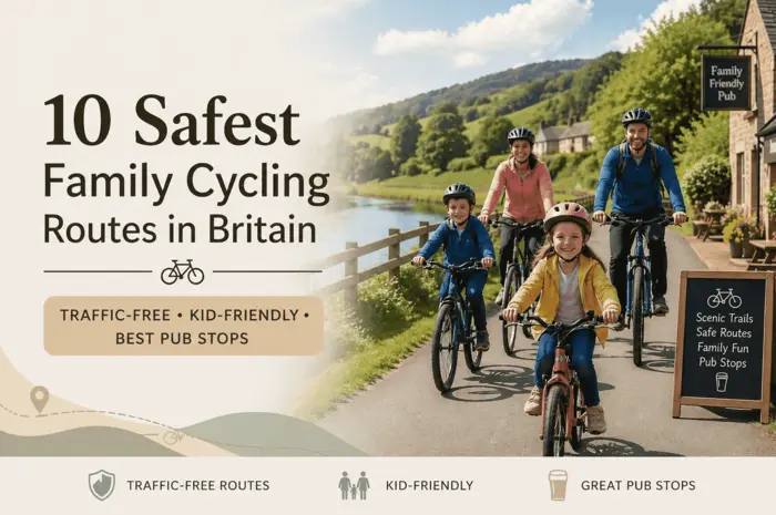 safest family cycling routes britain