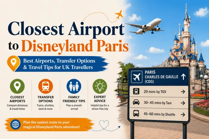 Closest Airport to Disneyland Paris